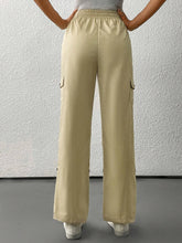 LUNE Women's Regular Khaki Color Pants With Pockets